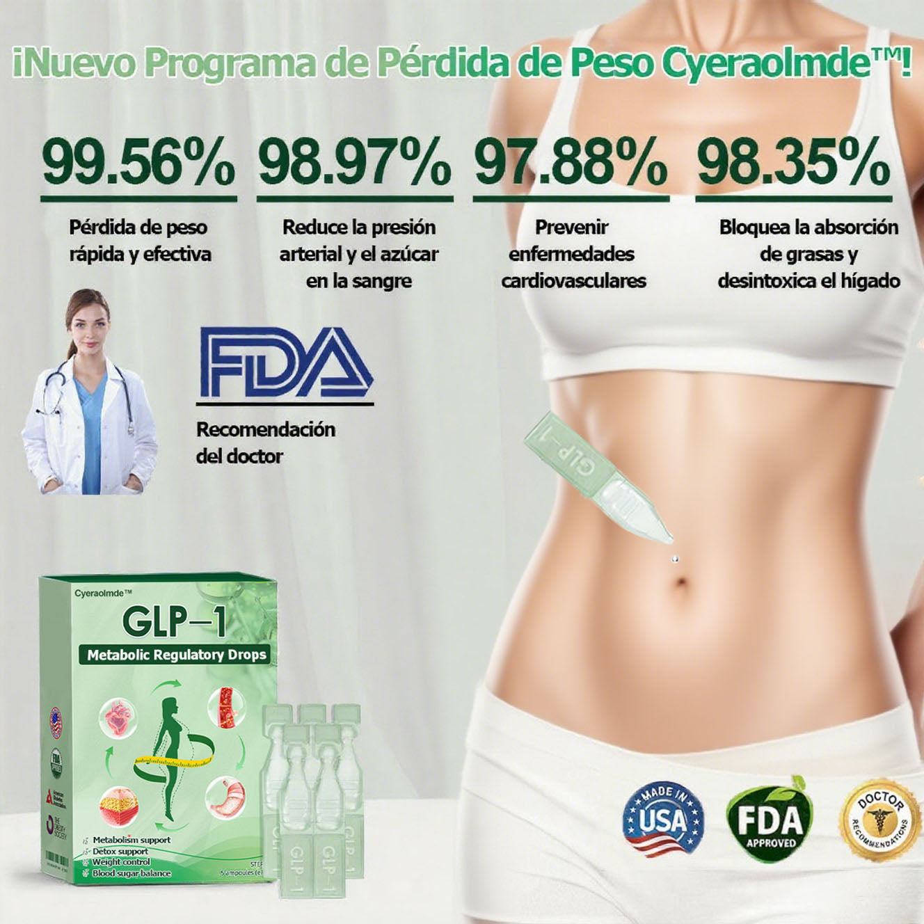 𝐑𝐞𝐜𝐨𝐦𝐞𝐧𝐝𝐚𝐝𝐨 𝐩𝐨𝐫 𝐌𝐚𝐲𝐨 𝐂𝐥𝐢𝐧𝐢𝐜 | 𝐓𝐢𝐞𝐧𝐝𝐚 𝐨𝐟𝐢𝐜𝐢𝐚𝐥 | 𝐂𝐲𝐞𝐫𝐚𝐨𝐥𝐦𝐝𝐞™ 𝐆𝐋𝐏-𝟏 𝐆𝐨𝐭𝐚𝐬 𝐫𝐞𝐠𝐮𝐥𝐚𝐝𝐨𝐫𝐚𝐬 𝐦𝐞𝐭𝐚𝐛ó𝐥𝐢𝐜𝐚𝐬 👨‍⚕️ 𝐎𝐛𝐞𝐬𝐢𝐝𝐚𝐝, 𝐞𝐧𝐟𝐞𝐫𝐦𝐞𝐝𝐚𝐝𝐞𝐬 𝐜𝐚𝐫𝐝𝐢𝐨𝐯𝐚𝐬𝐜𝐮𝐥𝐚𝐫𝐞𝐬, 𝐝𝐢𝐚𝐛𝐞𝐭𝐞𝐬, 𝐚𝐩𝐧𝐞𝐚 𝐝𝐞𝐥 𝐬𝐮𝐞ñ𝐨, 𝐩𝐫𝐨𝐛𝐥𝐞𝐦𝐚𝐬 𝐚𝐫𝐭𝐢𝐜𝐮𝐥𝐚𝐫𝐞𝐬 𝐲 𝐦á𝐬🌺